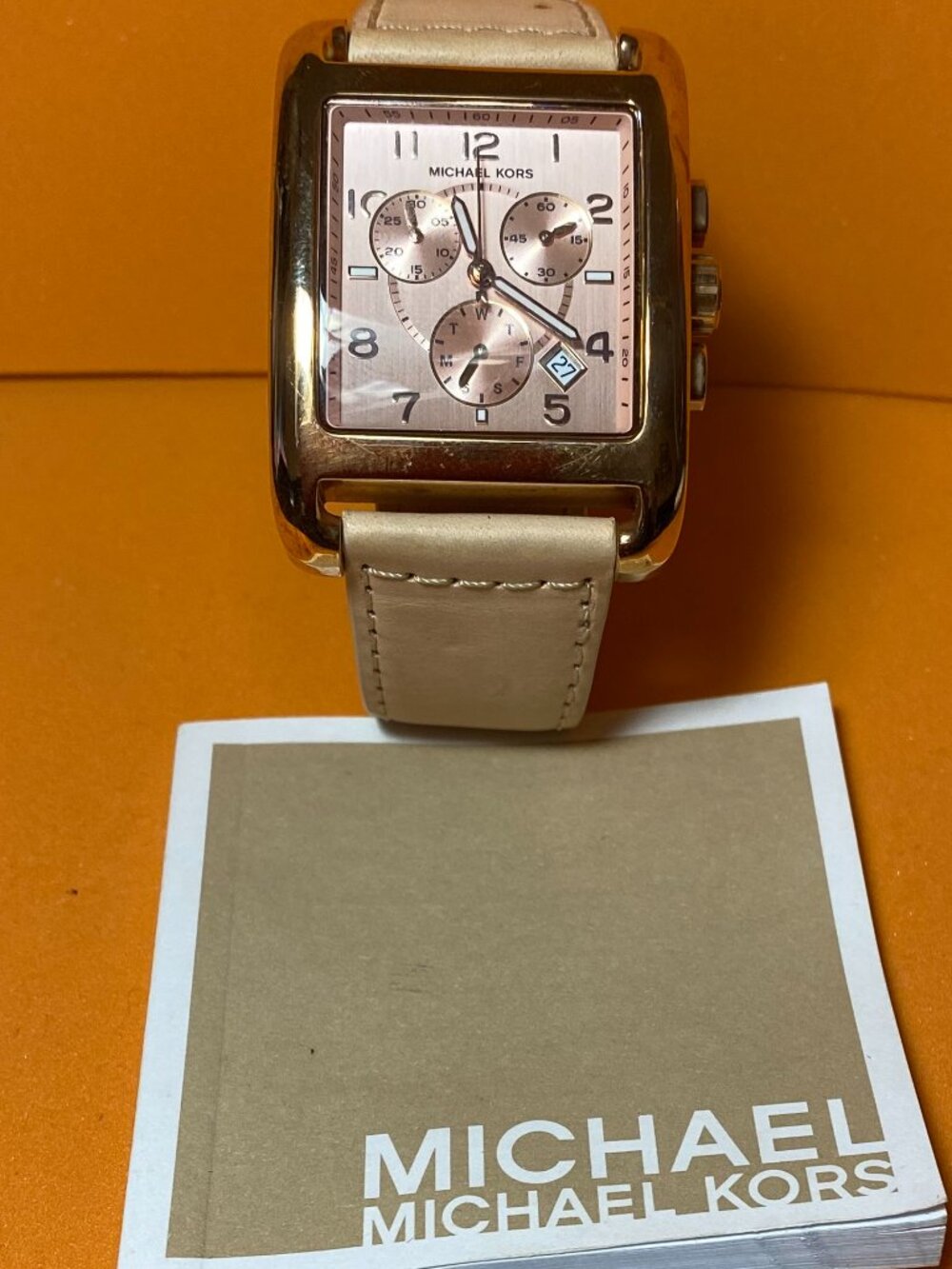 Michael Kors Chronograph Wrap Band Watch